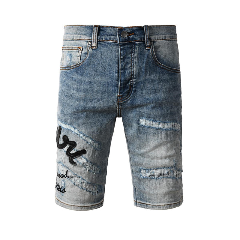 Amiri Fashion Denim shorts 6011