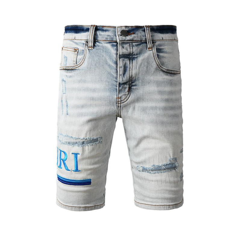 Amiri Fashion Denim shorts 6012