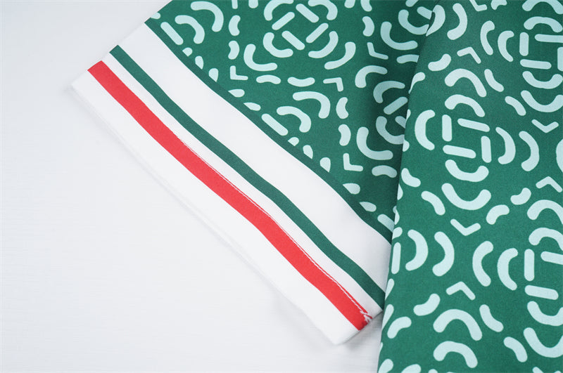 SOLO CASABLANCA 23SS SILK CUBA COLLAR SHIRT