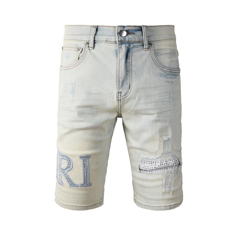 Amiri Fashion Denim shorts 6002