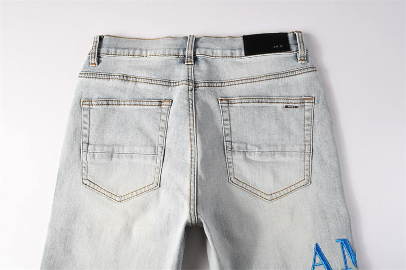 Amiri Fashion Denim shorts 6012