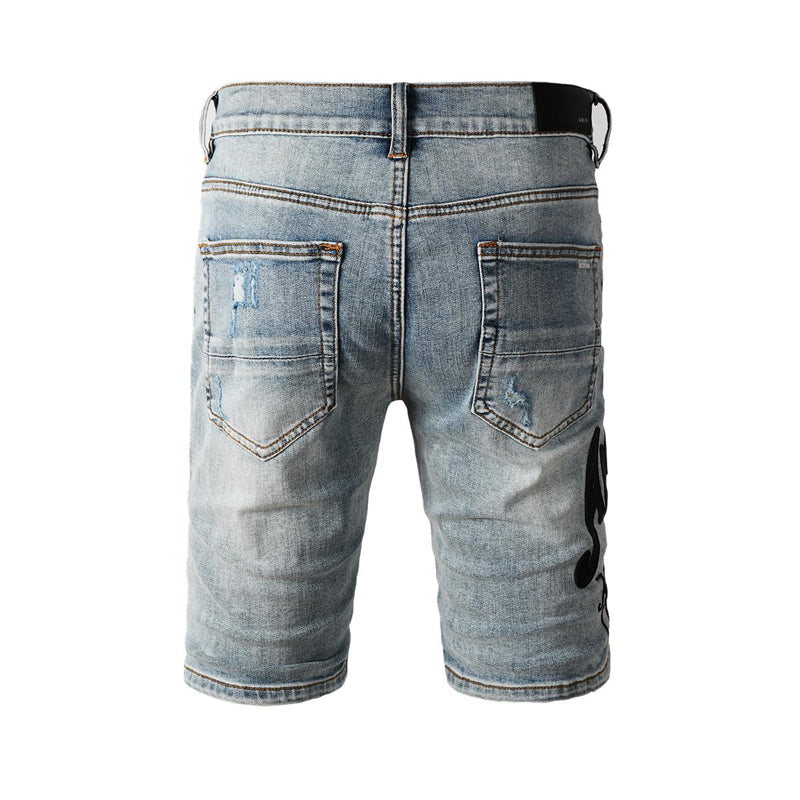 Amiri Fashion Denim shorts 6011