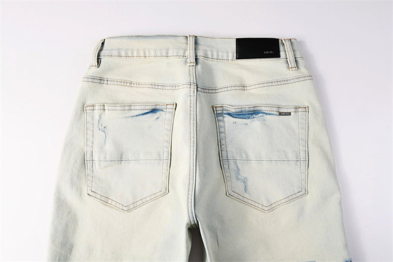 Amiri Fashion Denim shorts 6002