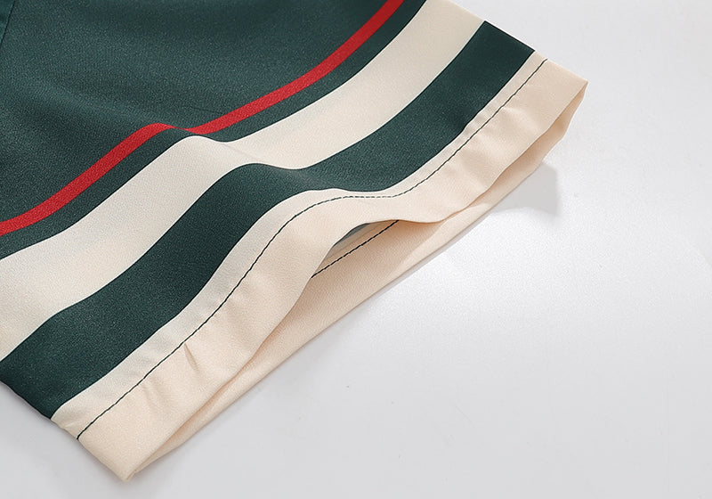 SOLO CASABLANCA 23SS SILK CUBA COLLAR SHIRT
