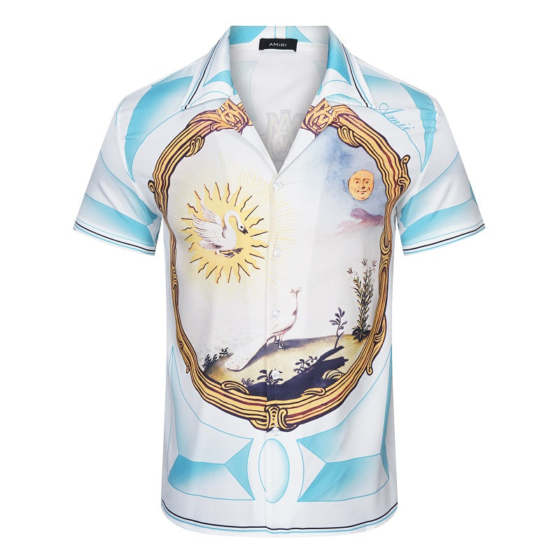 SOLO AMIRI 2023SS SILK SHORT SLEEVE SHIRT