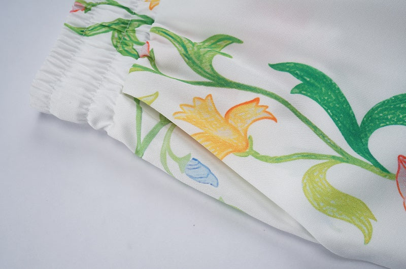 SOLO CASABLANCA 23SS SILK CUBA COLLAR SHIRT