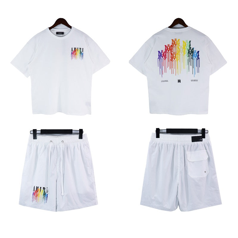 Amiri SHORT SLEEVE SHORTS