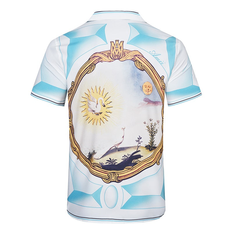 SOLO AMIRI 2023SS SILK SHORT SLEEVE SHIRT