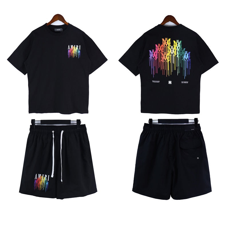 Amiri SHORT SLEEVE SHORTS