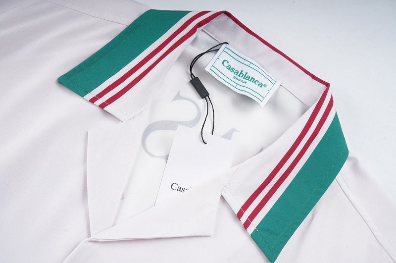SOLO CASABLANCA 23SS SILK CUBA COLLAR SHIRT
