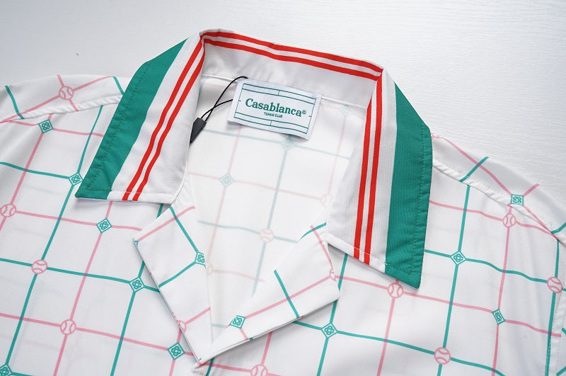 SOLO CASABLANCA 23SS SILK CUBA COLLAR SHIRT