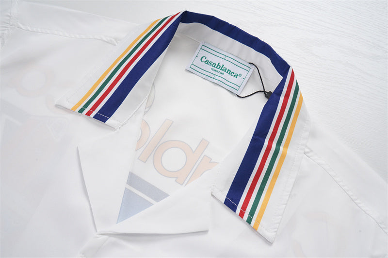 SOLO CASABLANCA 23SS SILK CUBA COLLAR SHIRT