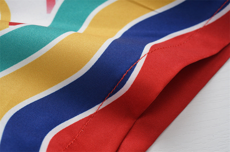 SOLO CASABLANCA 23SS SILK CUBA COLLAR SHIRT