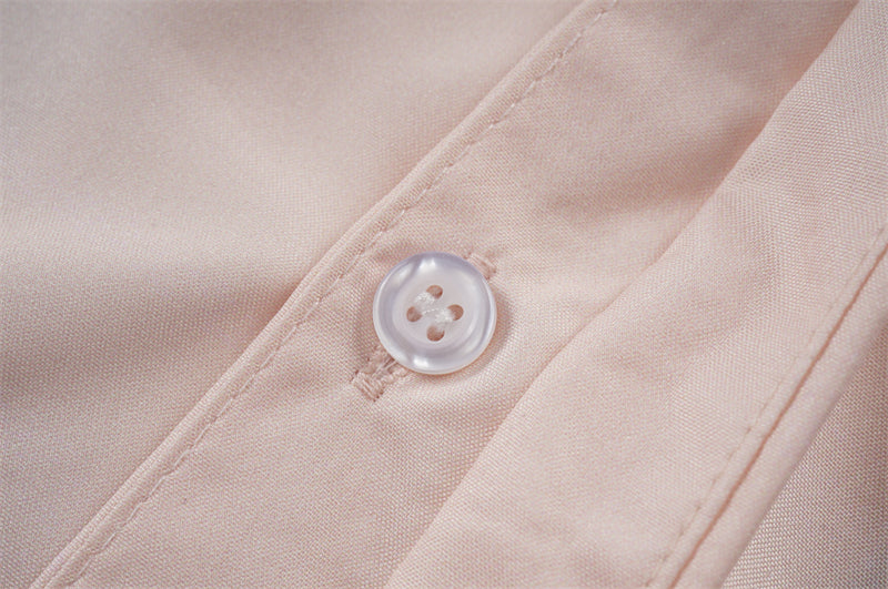 SOLO CASABLANCA 23SS SILK CUBA COLLAR SHIRT