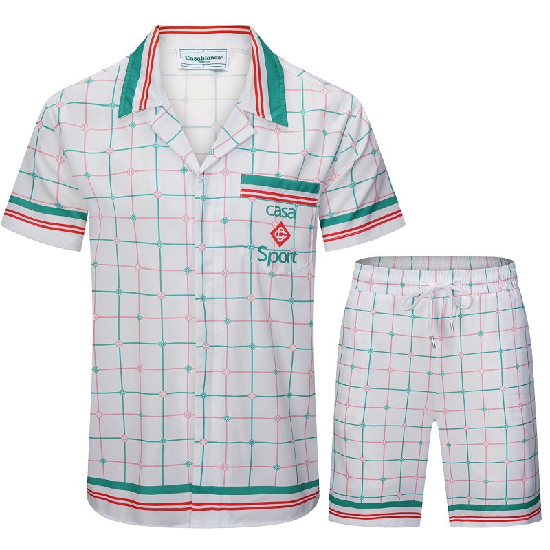 SOLO CASABLANCA 23SS SILK CUBA COLLAR SHIRT
