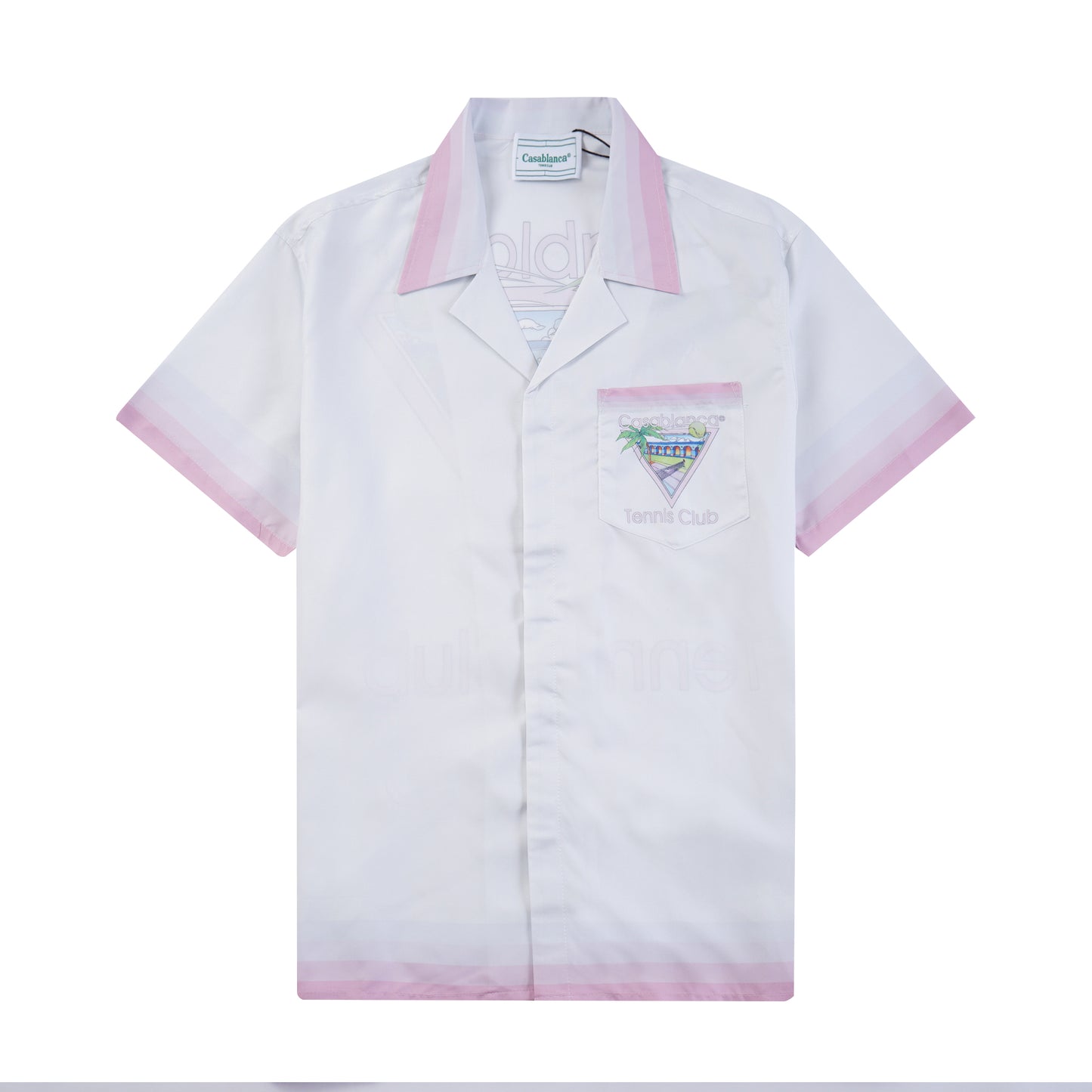 SOLO CASABLANCA 23SS SILK CUBA COLLAR SHIRT