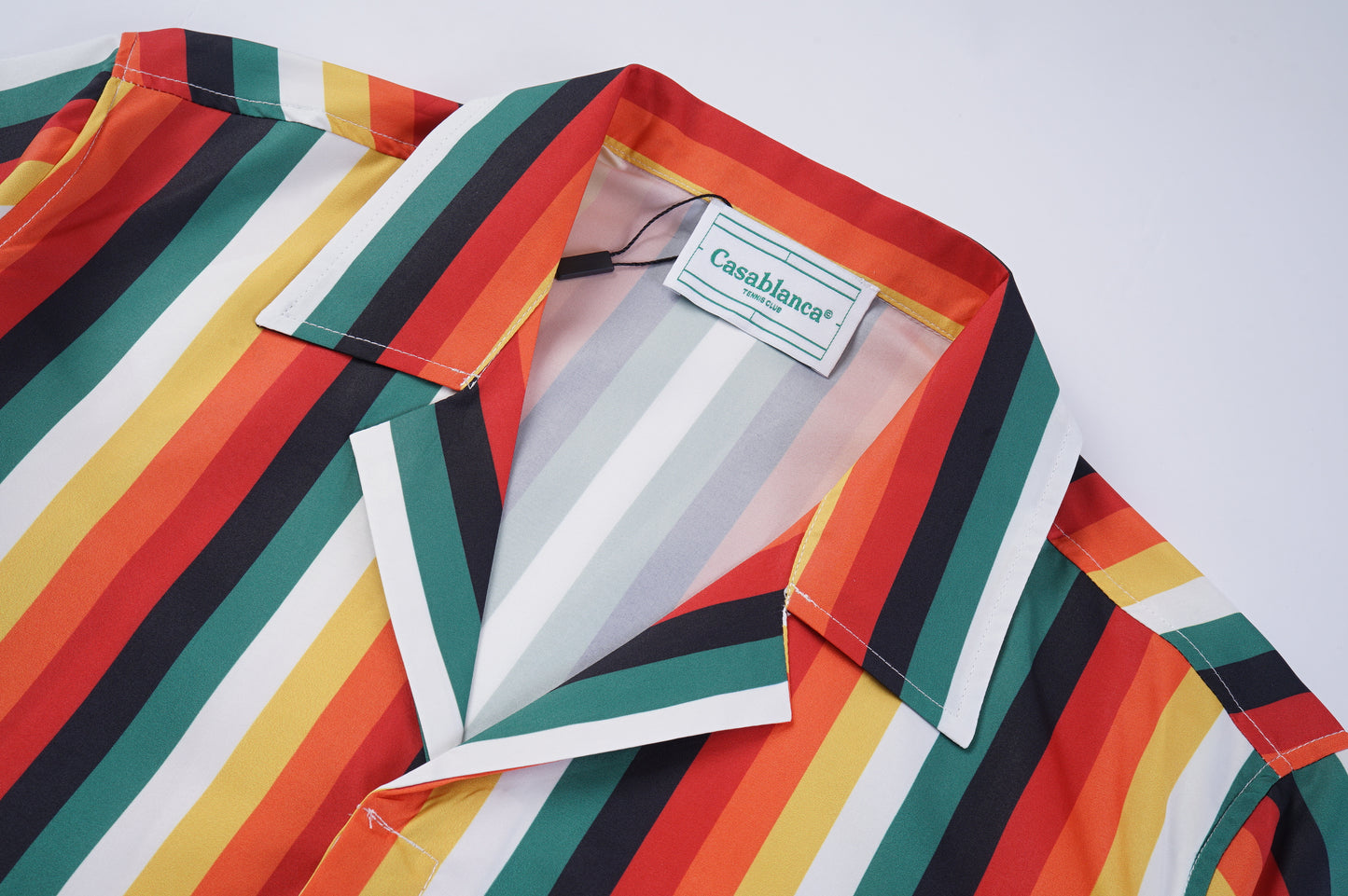 SOLO CASABLANCA 23SS SILK CUBA COLLAR SHIRT