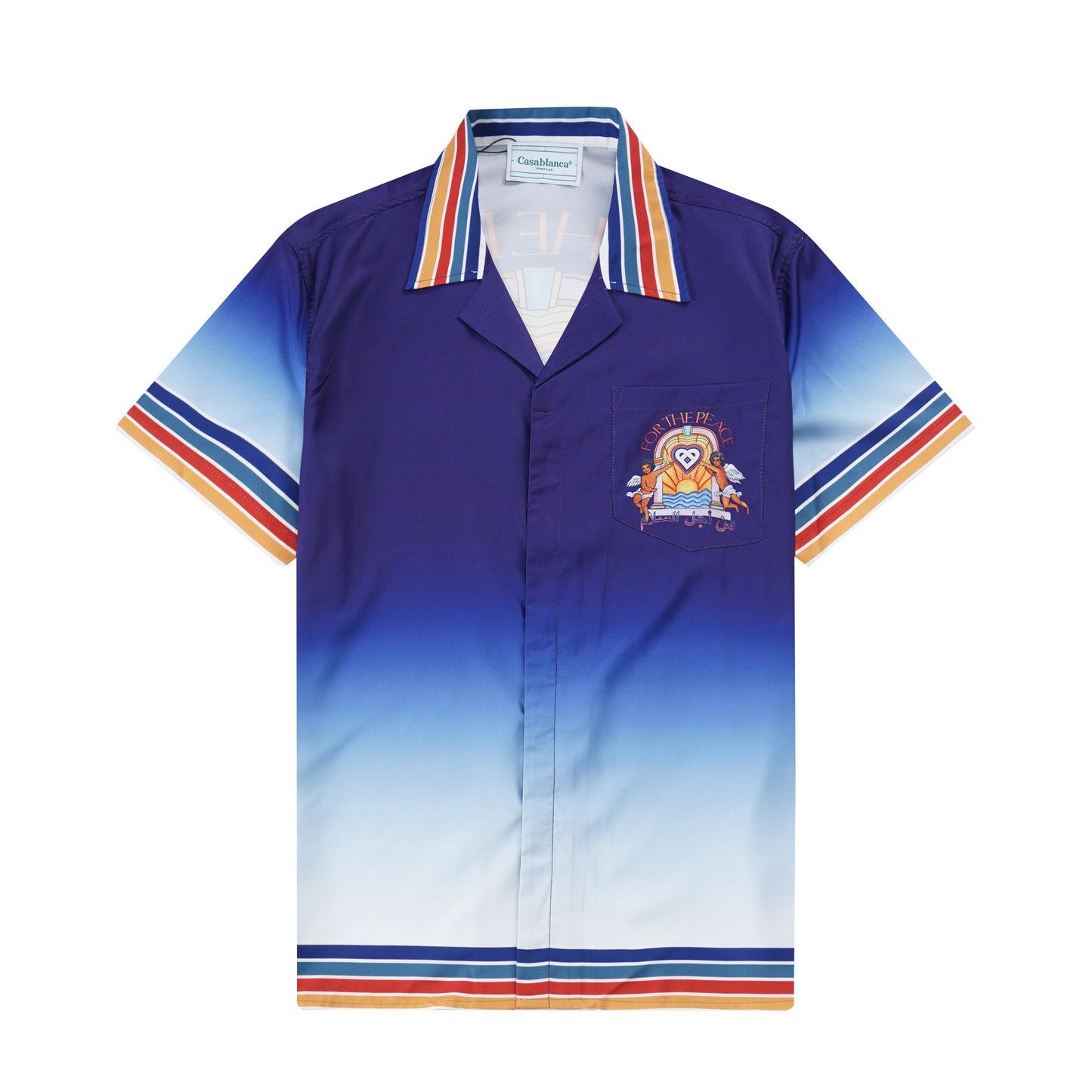 SOLO CASABLANCA 23SS SILK CUBA COLLAR SHIRT