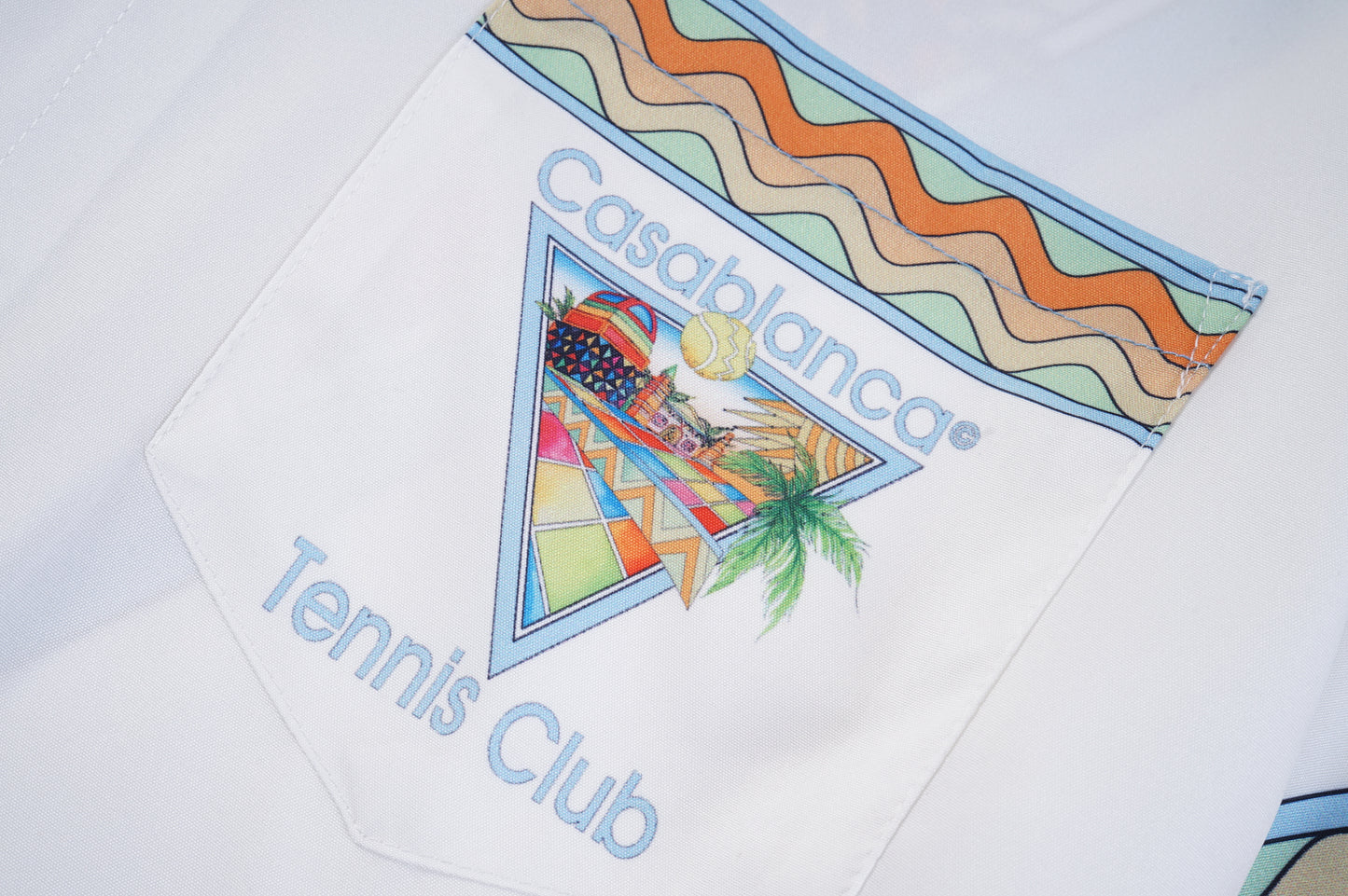 SOLO CASABLANCA 23SS SILK CUBA COLLAR SHIRT