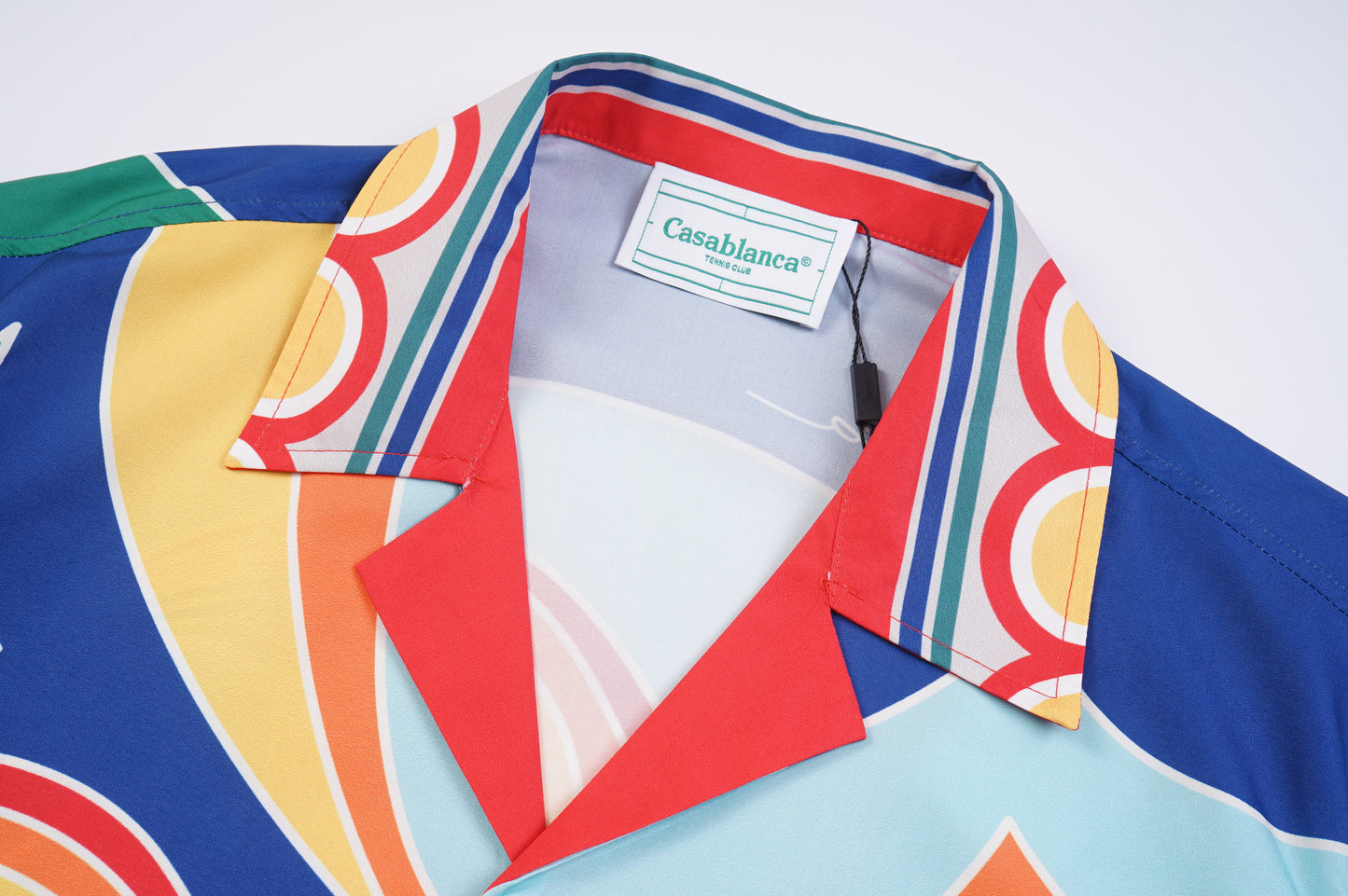 SOLO CASABLANCA 23SS SILK CUBA COLLAR SHIRT