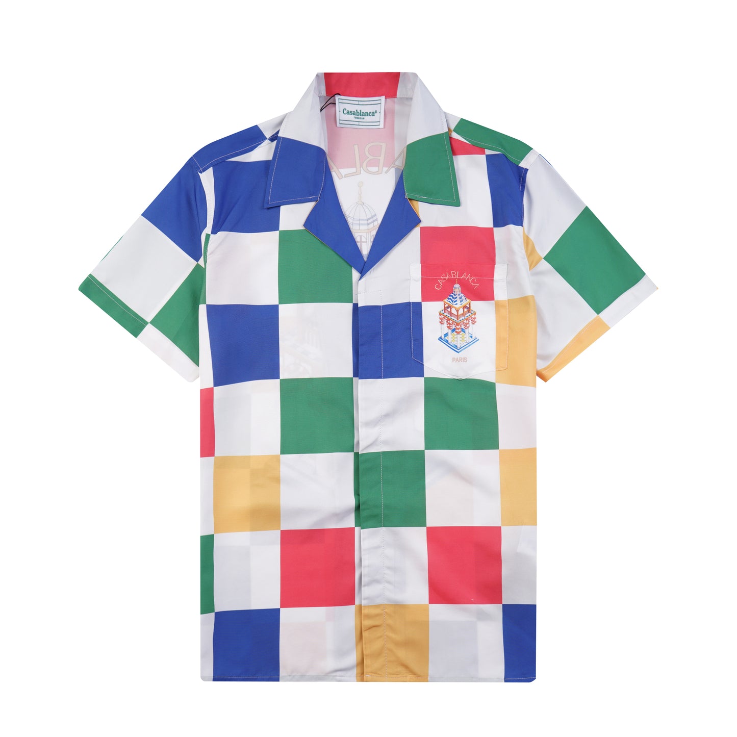 SOLO CASABLANCA 23SS SILK CUBA COLLAR SHIRT