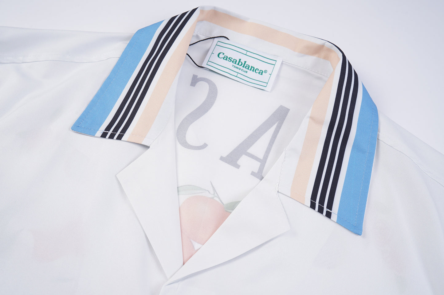 SOLO CASABLANCA 23SS SILK CUBA COLLAR SHIRT