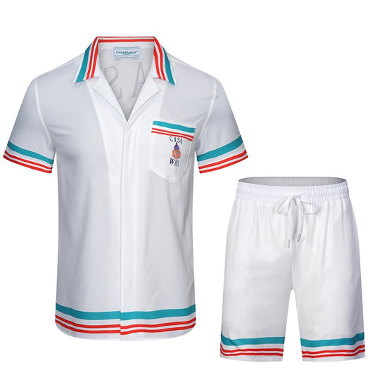 SOLO CASABLANCA 23SS SILK CUBA COLLAR SHIRT