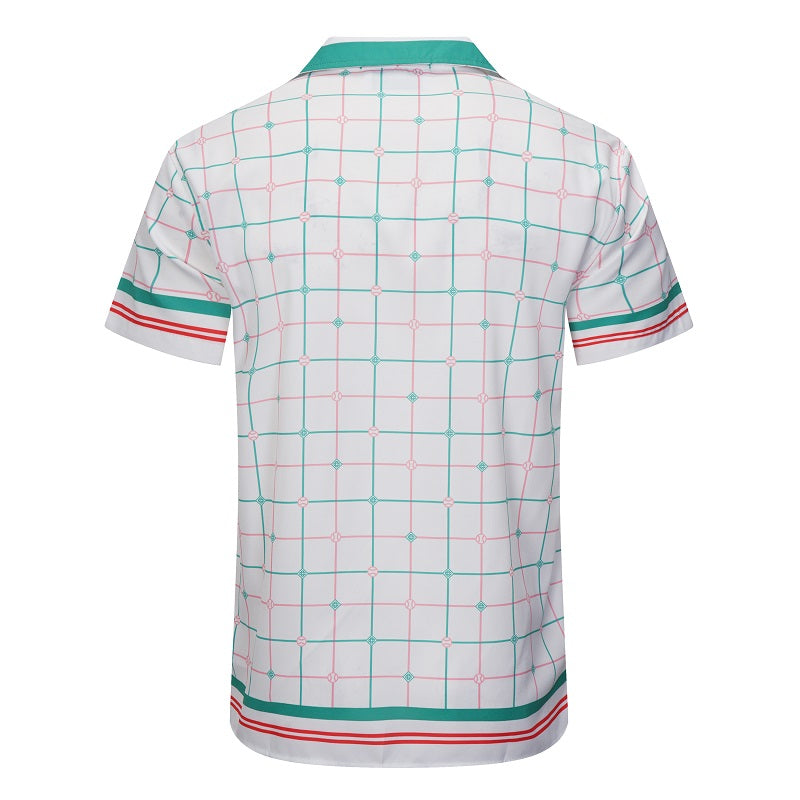 SOLO CASABLANCA 23SS SILK CUBA COLLAR SHIRT