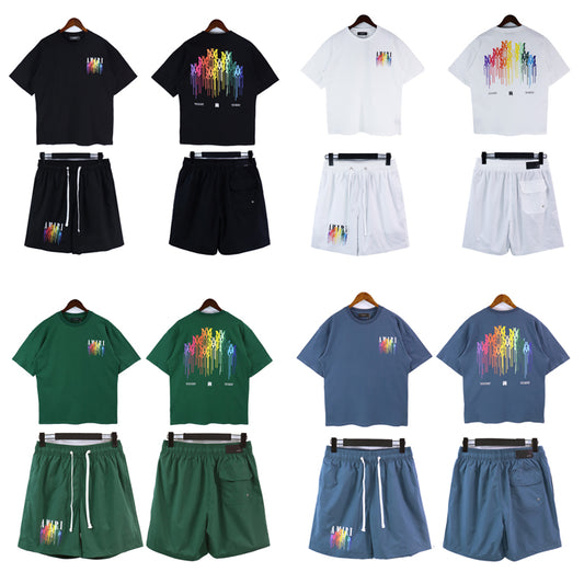 Amiri SHORT SLEEVE SHORTS