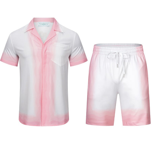 SOLO CASABLANCA 23SS SILK CUBA COLLAR SHIRT
