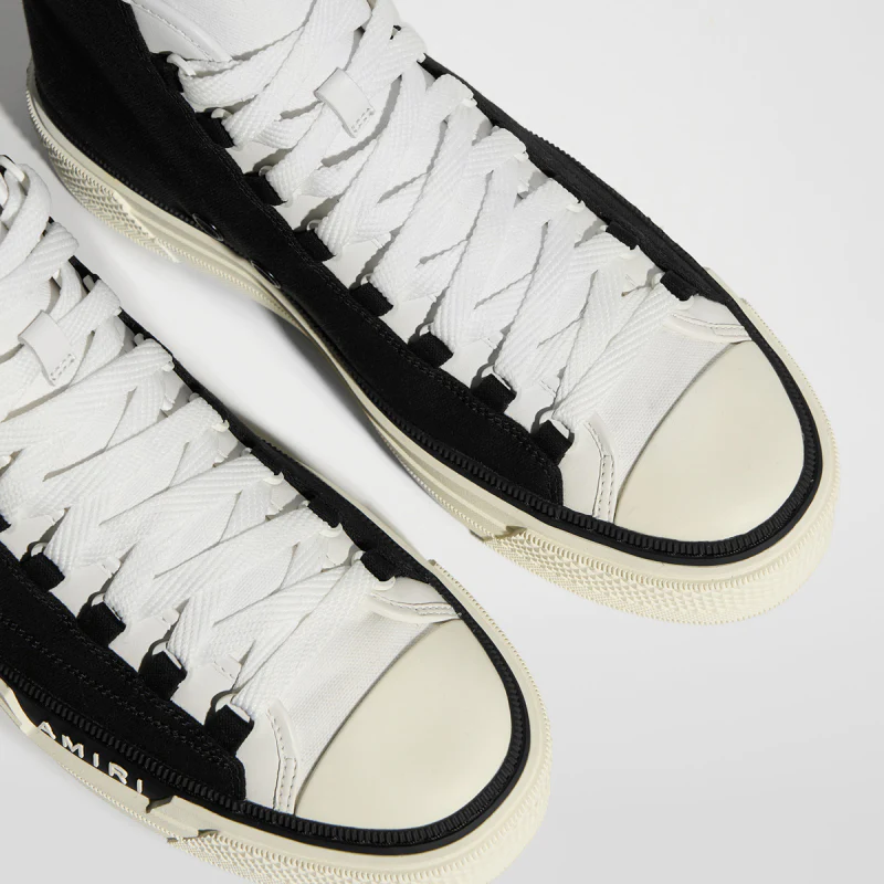 SOLO-AMIRI 2023 Nuevo LOGO Zapatos de lona de colores en contraste bordados