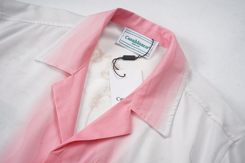 SOLO CASABLANCA 23SS SILK CUBA COLLAR SHIRT