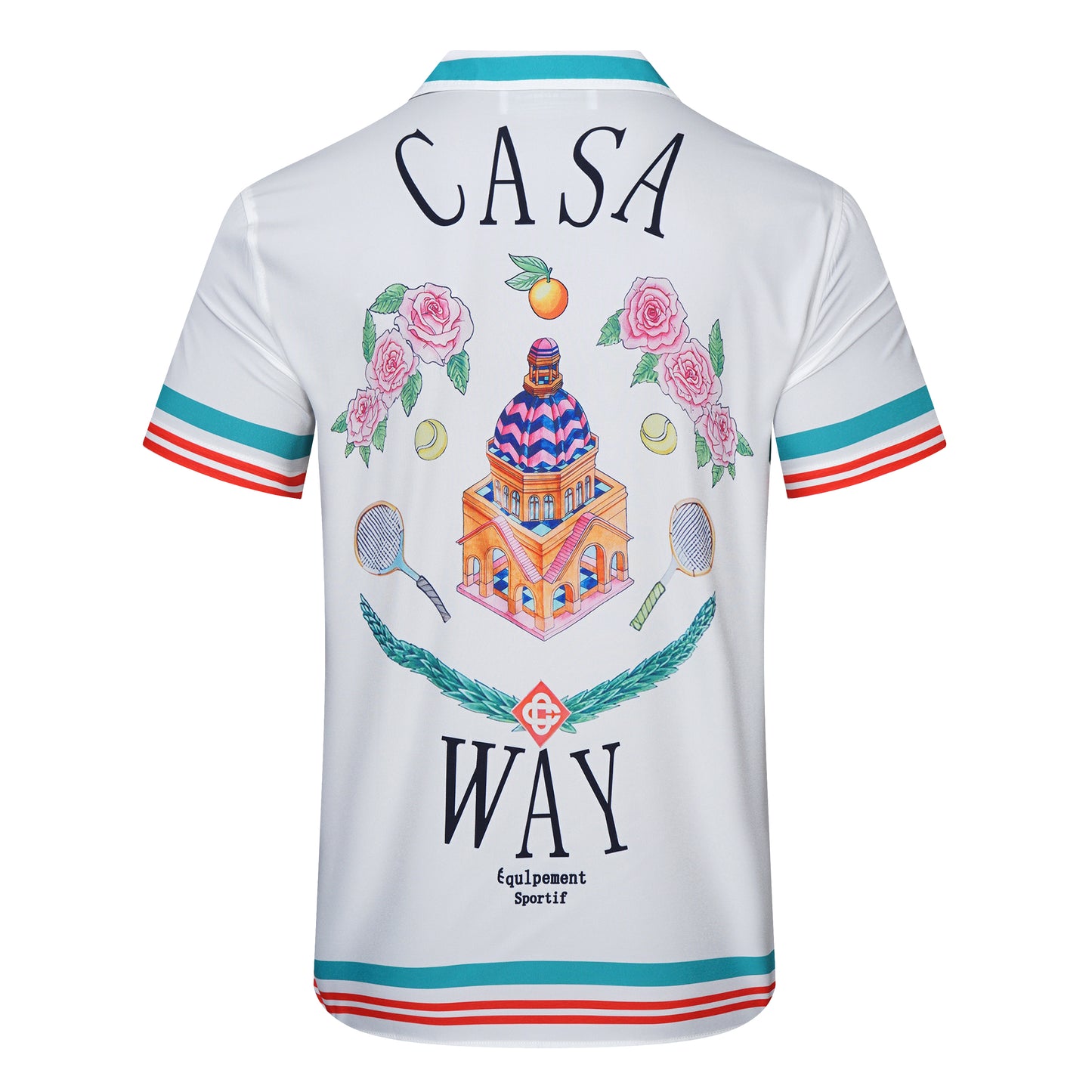 SOLO CASABLANCA 23SS SILK CUBA COLLAR SHIRT