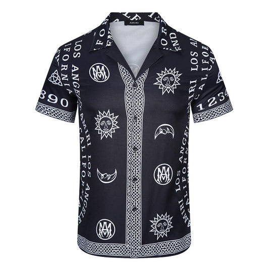 SOLO AMIRI 2023SS SILK SHORT SLEEVE SHIRT