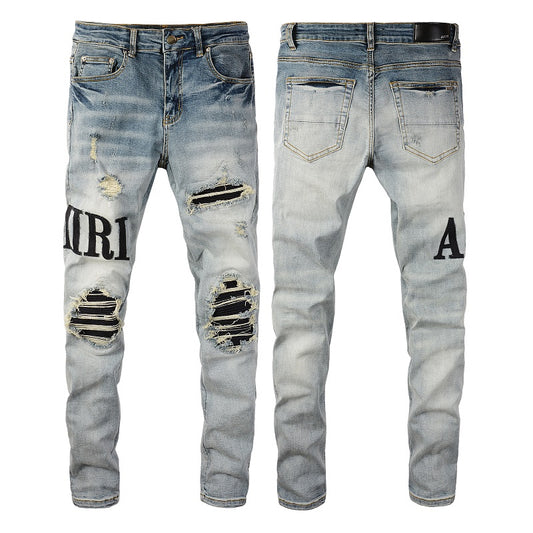 SOLO AMIRI 2023 New Slim Jeans 866