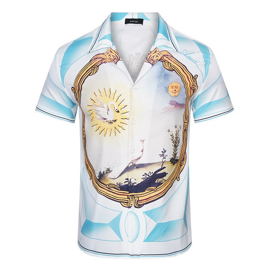 SOLO AMIRI 2023SS SILK SHORT SLEEVE SHIRT