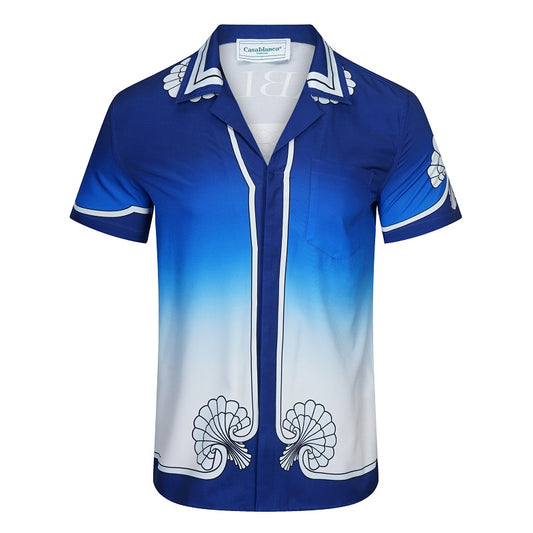 SOLO CASABLANCA 23SS SILK CUBA COLLAR SHIRT