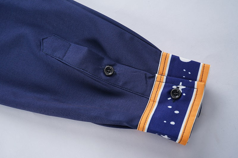 SOLO CASABLANCA 23SS SILK CUBA COLLAR SHIRT
