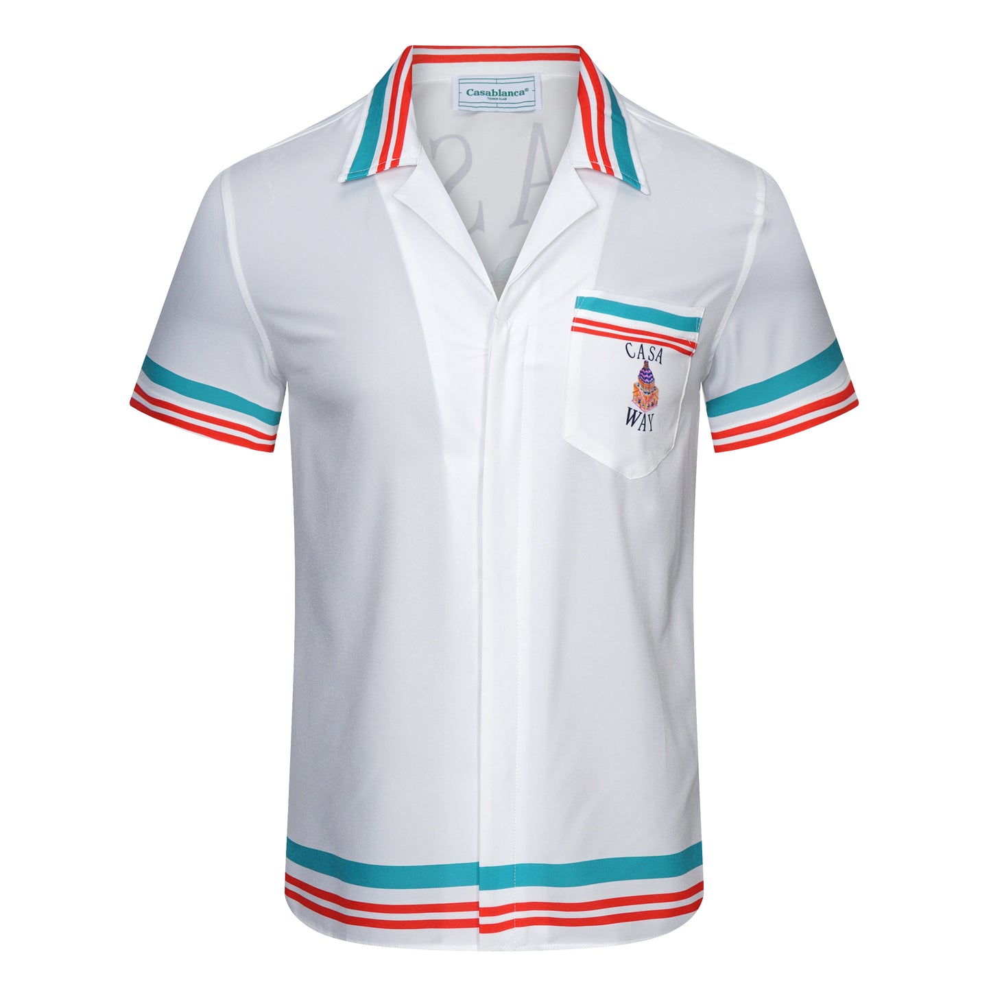 SOLO CASABLANCA 23SS SILK CUBA COLLAR SHIRT